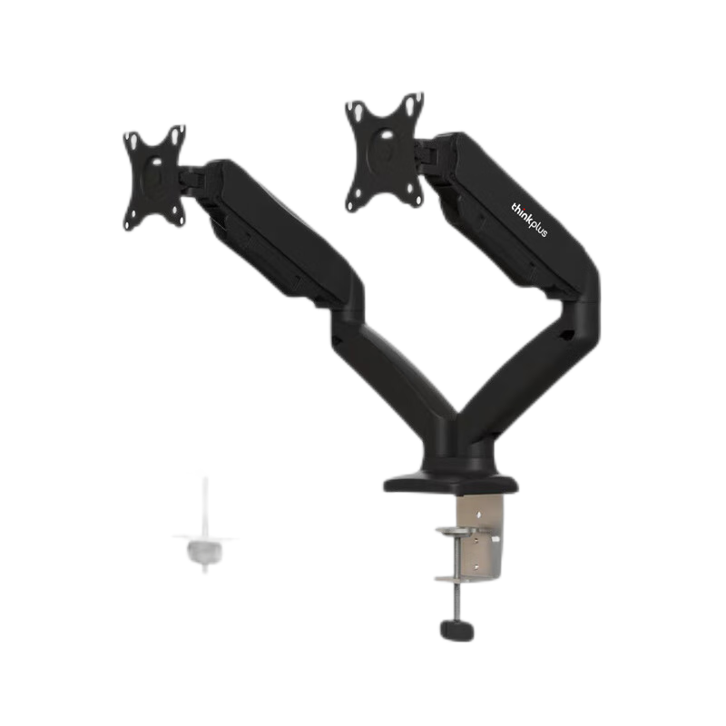 联想（Lenovo） 显示器支架桌面升降双臂旋承重电脑支架 ZJA1 承重9KG 黑色（单位：个）