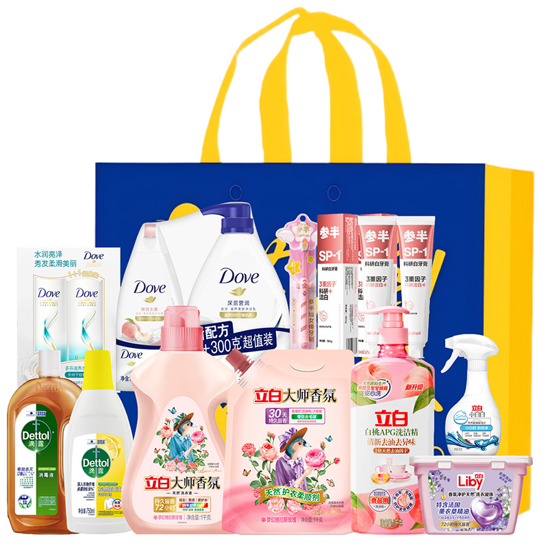 多芬 参半/滴露/立白 BL10299 个护清洁组合 12件 混色（单位：套）
