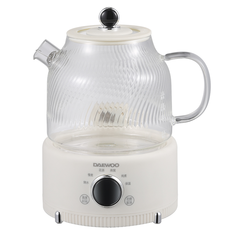 大宇（DAEWOO） 花茶壶 DYHC-1095P 1L  星云白（单位：台）