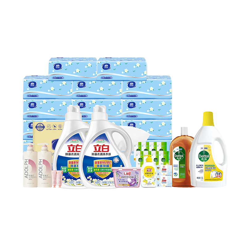 阿道夫（ADOLPH） 立白/滴露/维达 BL122006 家清个护组合 14件 混色（单位：套）