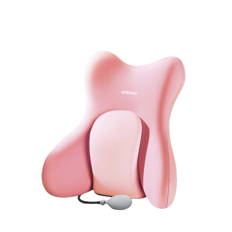 思莱宜 腰靠气动版 D31 38.8*41*16.3cm  粉色（单位：个）