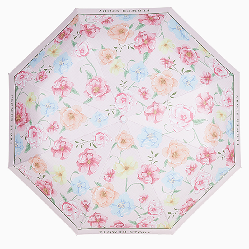 senmoh 自动16骨节节收晴雨两用伞 70379 55cm*16*K 粉色（单位：把）