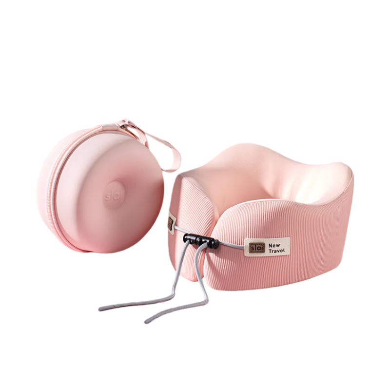 思莱宜 条纹收纳枕 B36 24*24*12cm  粉色（单位：个）