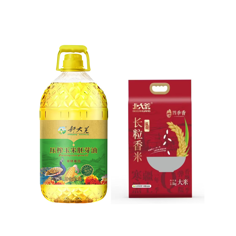 新大羌 粮油 套餐 5L+2.5kg 灰绿色（单位：套）