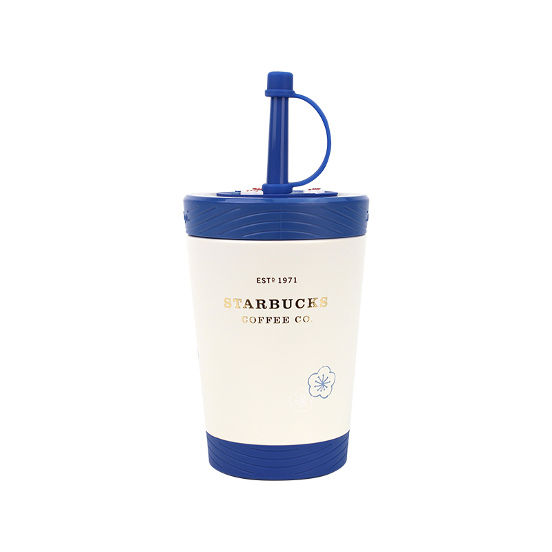 星巴克（Starbucks） 不锈钢吸管杯 Contigo传统配色款 390ml 白色（单位：个）