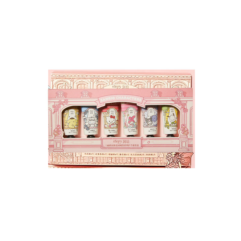 ROOPY 三丽鸥系列 馥奇香氛植物精粹护手霜 6ip 12g*6  粉色（单位：盒）