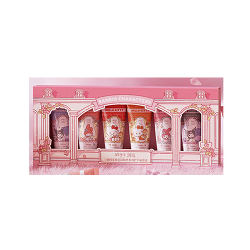 ROOPY 三丽鸥系列 馥奇香氛植物精粹护手霜套盒 3ip 12g*6  粉色（单位：盒）