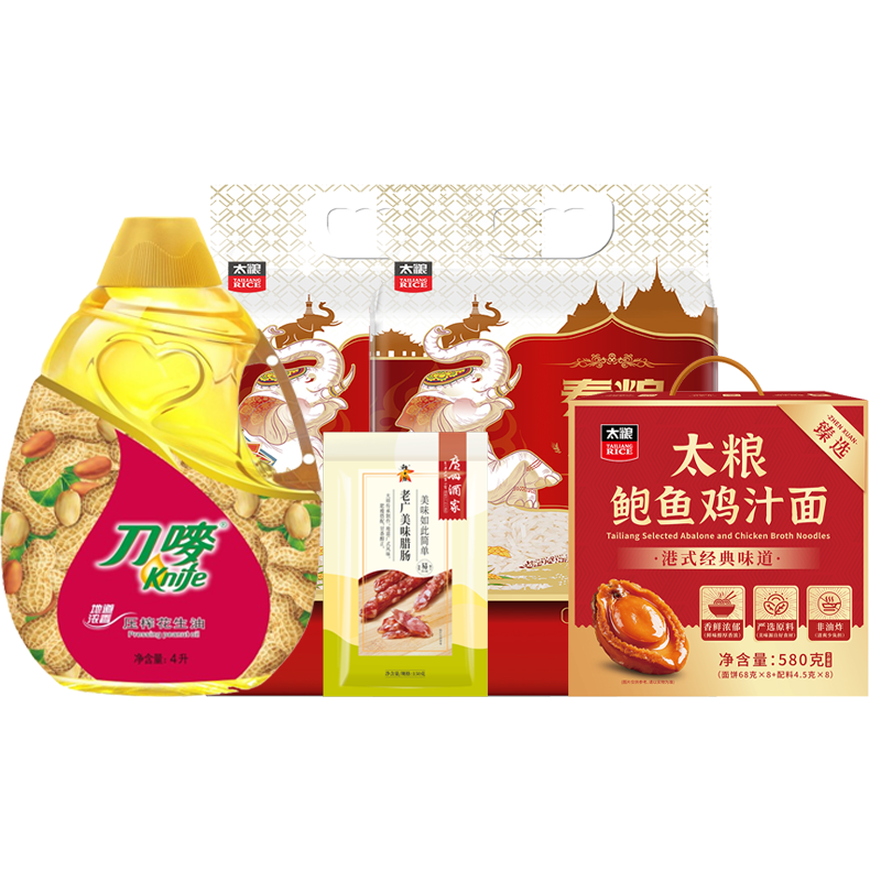 太粮 米油面条腊肠组合 大礼包 4L+10.73kg 混色（单位：组）