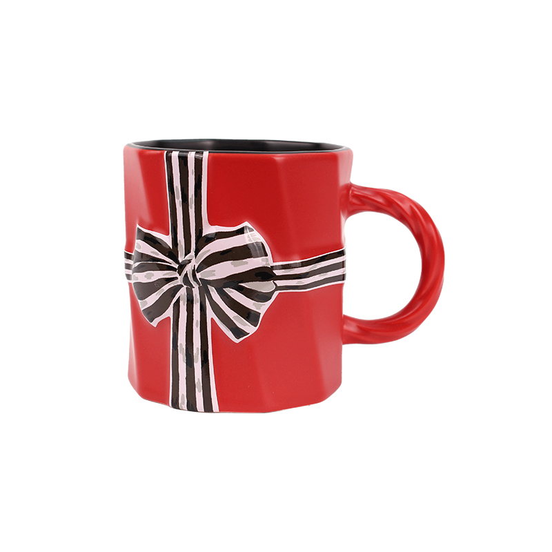 星巴克（Starbucks） 马克杯 Starbucksxkate spade蝴蝶结款 414ml 酒红（单位：个）