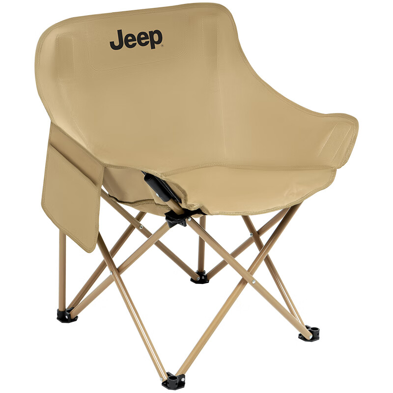 吉普（JEEP） 户外折叠月亮椅JP192776 P940NBR130 收纳尺寸:69x15x15cm 琥珀色（单位：把）