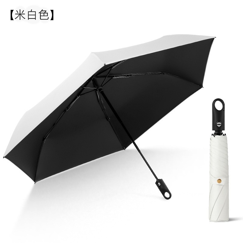 senmoh 自动三折六骨环扣晴雨两用伞  70393 55cm*6K 混色（单位：把）