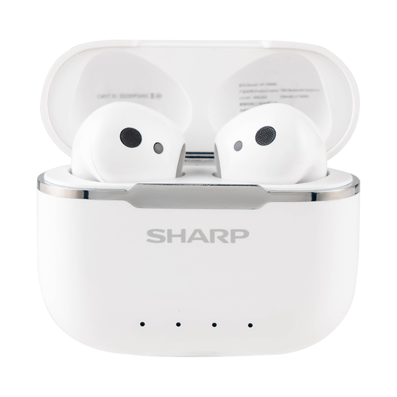 夏普（SHARP） 半入耳蓝牙耳机 HP-TW40H 54x45x21mm 白色（单位：副）
