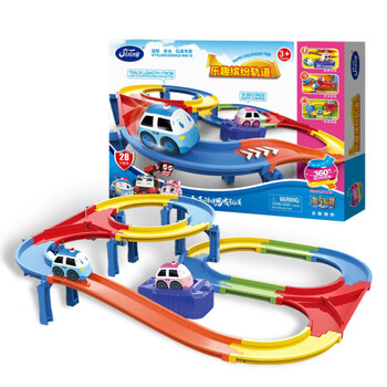 思成（SISING） 警车联盟-乐趣缤纷轨道车 SA106 10秒速充 蓝色（单位：套）