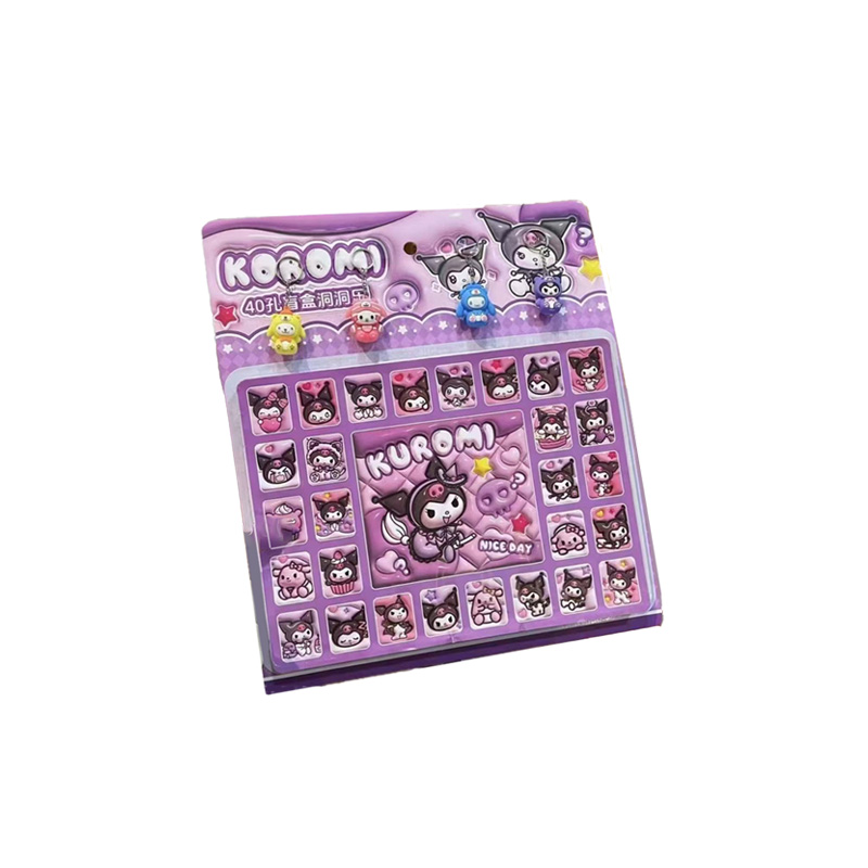 钧捷 三丽鸥系列 钥匙扣挂件戳戳乐 40孔洞洞乐 400g 混色（单位：组）