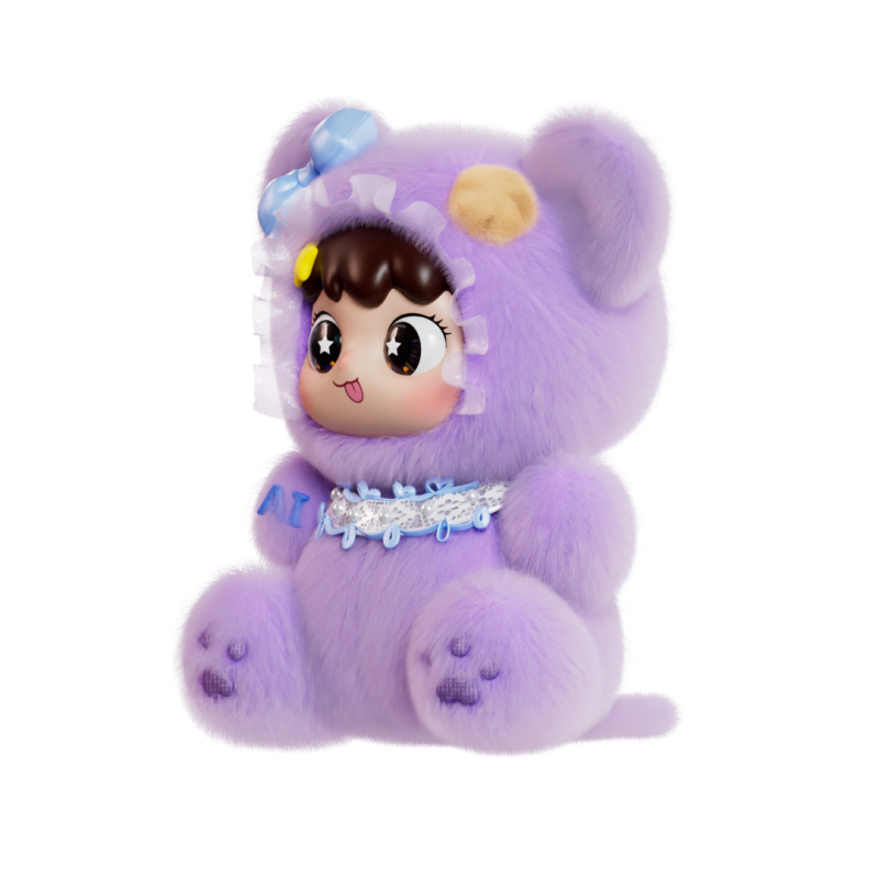 隼眼小聪 星愿家族AI智能声光玩具 HYAI205 紫鼠&bull;星梦 0.74W/500G/18.5*14.5*13CM 紫色（单位：个）