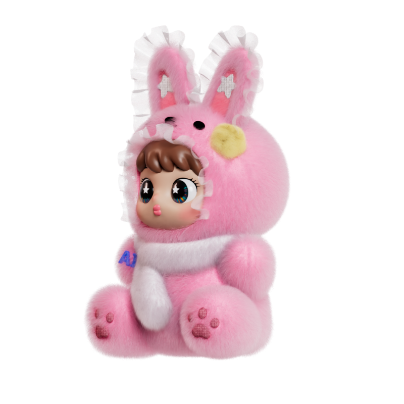 隼眼小聪 星愿家族AI智能声光玩具 HYAI205 粉兔&bull;星跳 0.74W/500G/18.5*14.5*13CM 粉色（单位：个）