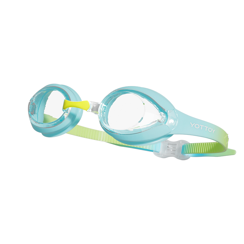 YOTTOY 儿童小框泳镜（适合3-12岁） yyyj2404x5A00013354z14 38g 蓝绿（单位：副）