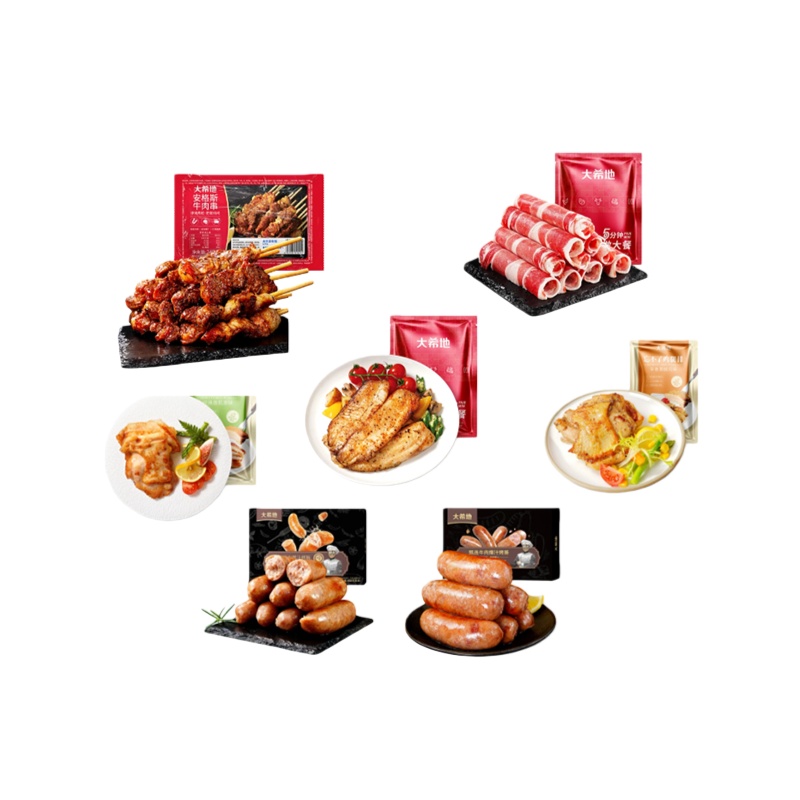 大希地 精选肉食荟萃 组合套装 2130g 红色（单位：组）