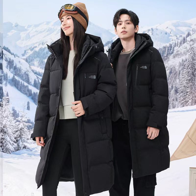 丰讯 男女情侣长款过膝连帽加厚高充绒保暖极寒冬季外套 FXYL6868 羽绒服 185 黑色（单位：件）
