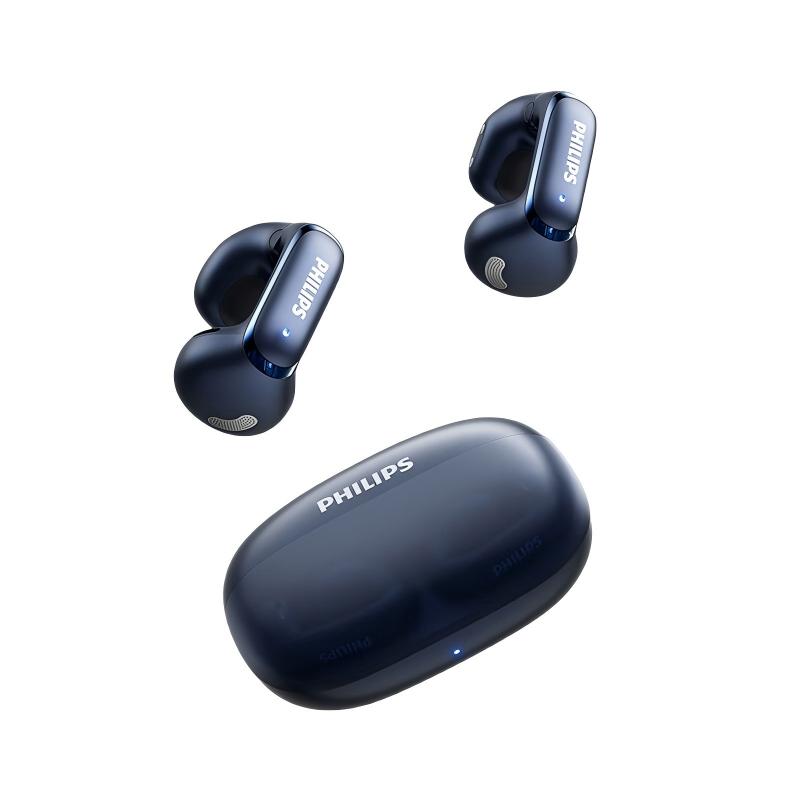 飞利浦（PHILIPS） 耳夹式蓝牙耳机 TAT4459 350mAh  蓝色（单位：副）