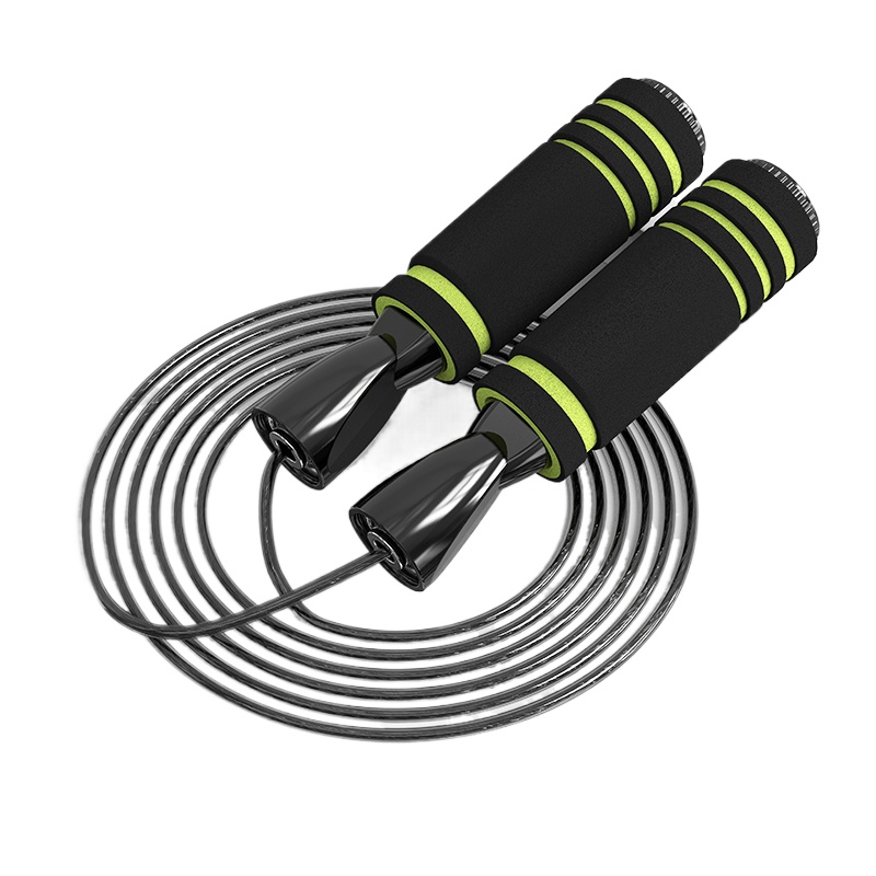 普为特（POVIT） 钢丝跳绳健身减肥运动成人竞速跳绳燃脂绳 P-263SG 154g 荧光绿（单位：条）