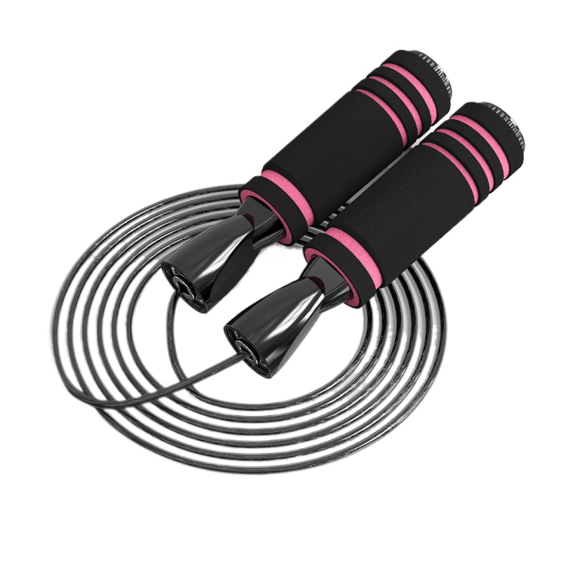 普为特（POVIT） 钢丝跳绳健身减肥运动成人竞速跳绳燃脂绳 P-263PK 154g 粉色（单位：条）