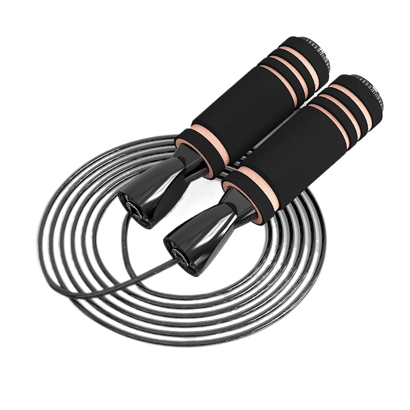 普为特（POVIT） 钢丝跳绳健身减肥运动成人竞速跳绳燃脂绳 P-263OP 154g 桔粉色（单位：条）