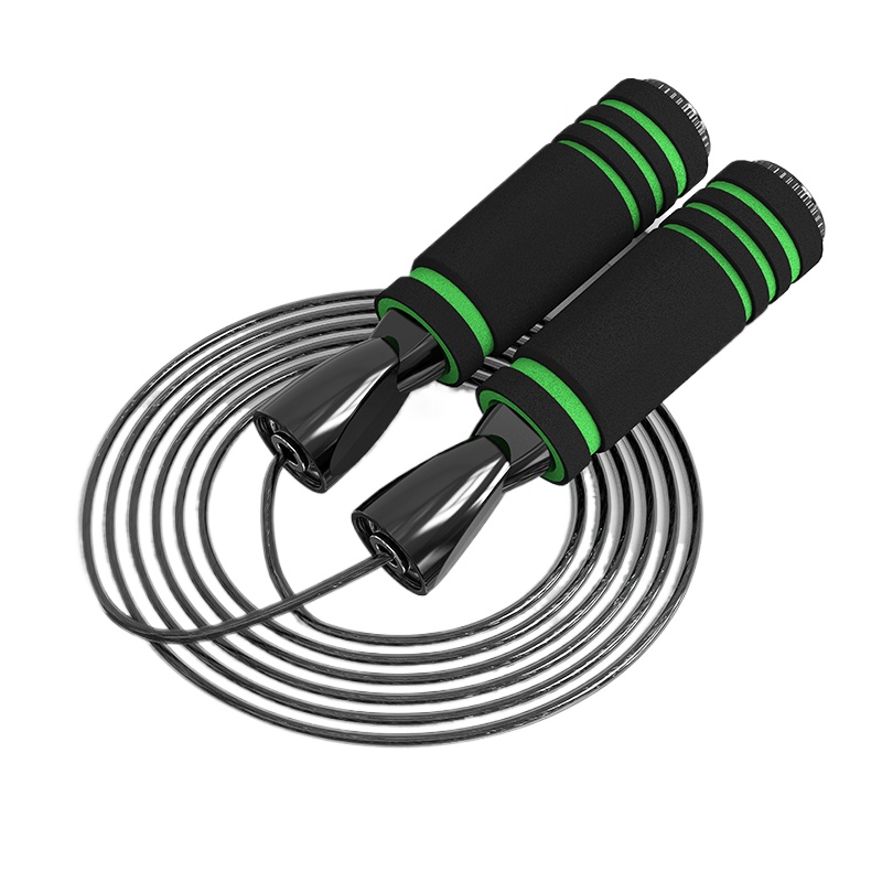 普为特（POVIT） 钢丝跳绳健身减肥运动成人竞速跳绳燃脂绳 P-263GN 154g 军绿色（单位：条）