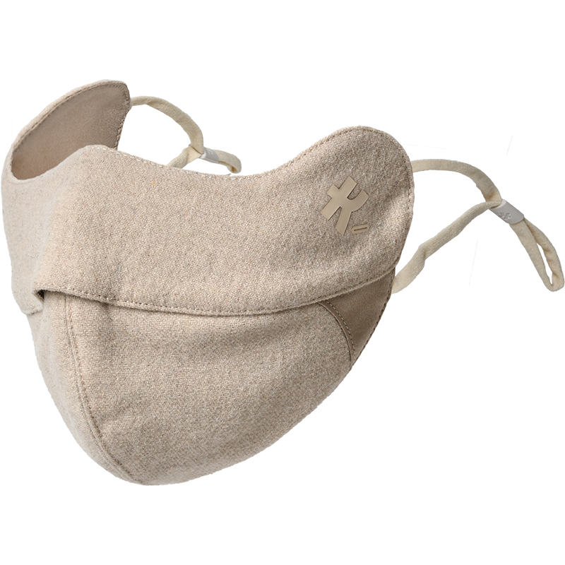 卡蒙（Kenmont） 羊毛羊绒真丝保暖口罩 KM-6694-811 均码 木薯色（单位：个）