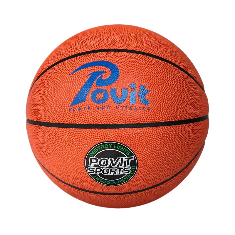 普为特（POVIT） 体育专用篮球 P-406 600g 棕色 标准7号（单位：个）