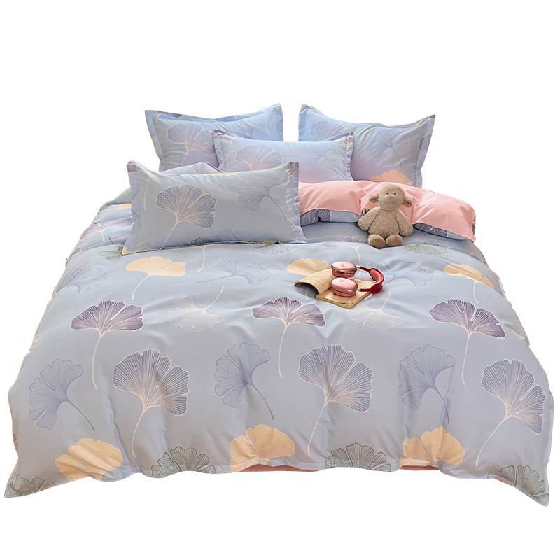 罗曼记忆 高克重磨绒时尚印花四件套 JTSJ002 被套200*230cm  绽放（单位：套）