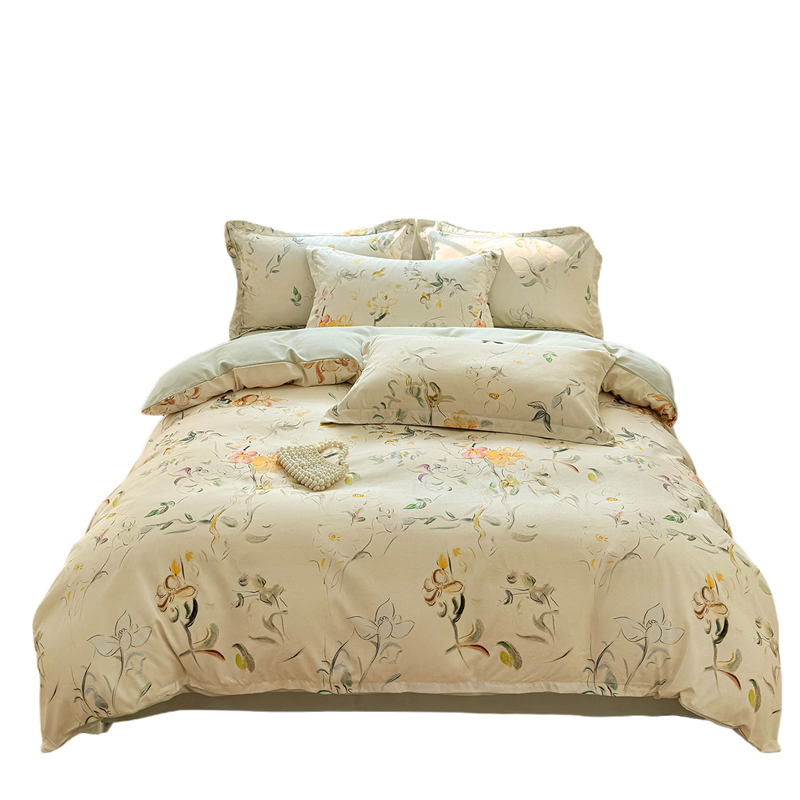 罗曼记忆 加厚磨毛数码印花四件套 JTSJ003 被套200*230cm  静谧（单位：套）