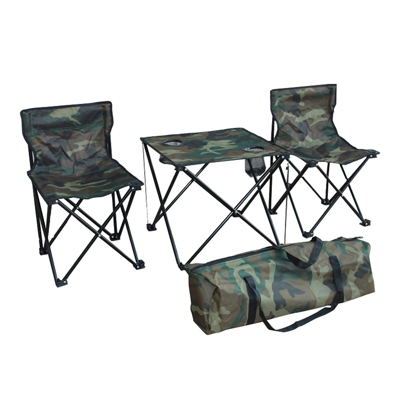 Maki zaza 户外折叠桌椅 MKZ-015 三件套 迷彩色（单位：套）
