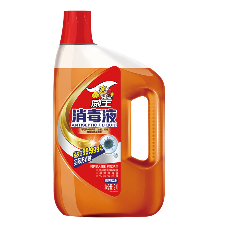 威王（vewin） 衣物地板多用途 消毒液 2L 玫瑰金（单位：瓶）