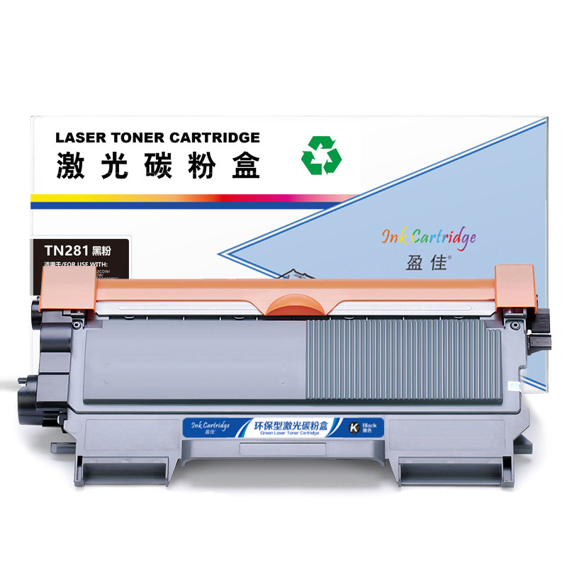 盈佳 粉盒 YJ-TN281-BK-F 2500页(A4,5%) 黑色（单位：个）