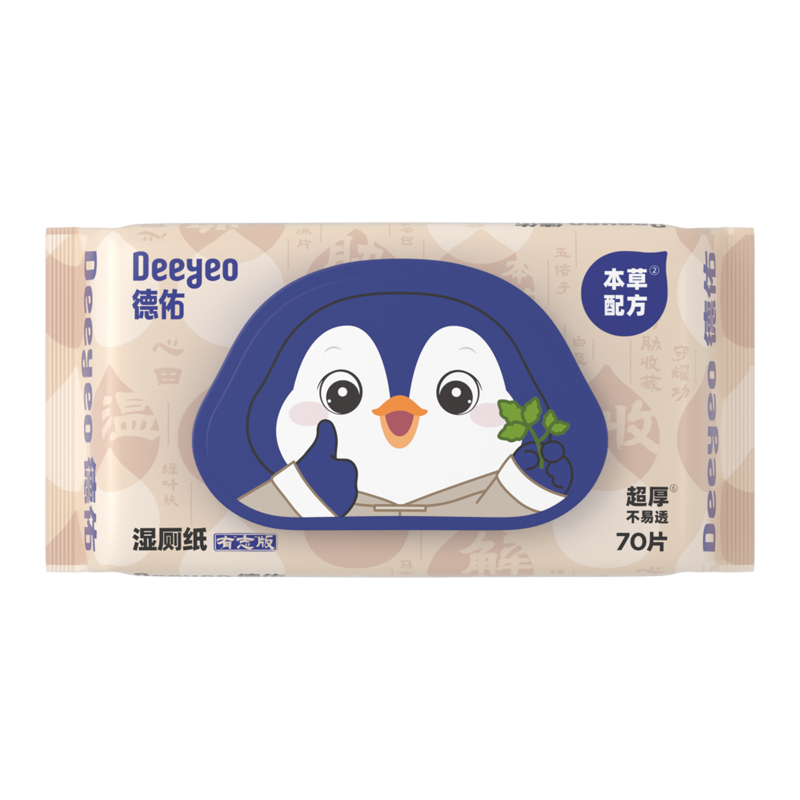 德佑  护理湿厕纸  10010850R03  70片*3包   象牙色（单位：组 ）