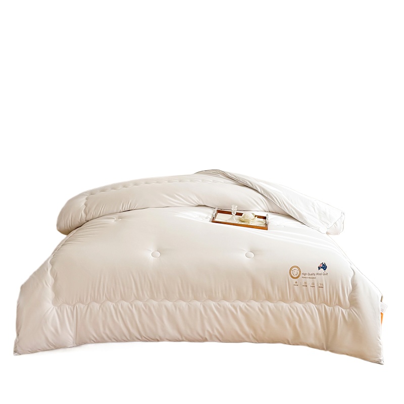 罗曼记忆 五星级酒店同款-臻品羊毛被100%羊毛填充深睡控温被 LM1502 200*230cm  白色（单位：条）