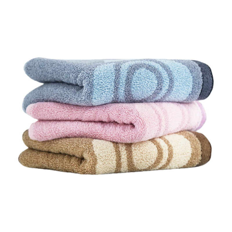 洁丽雅（Grace） 毛巾 纯棉抗菌 三条装 76*34cm 混色（单位：组）