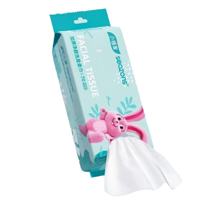 小植家 洗脸巾 BX070A 70抽/包 白色（单位：包）