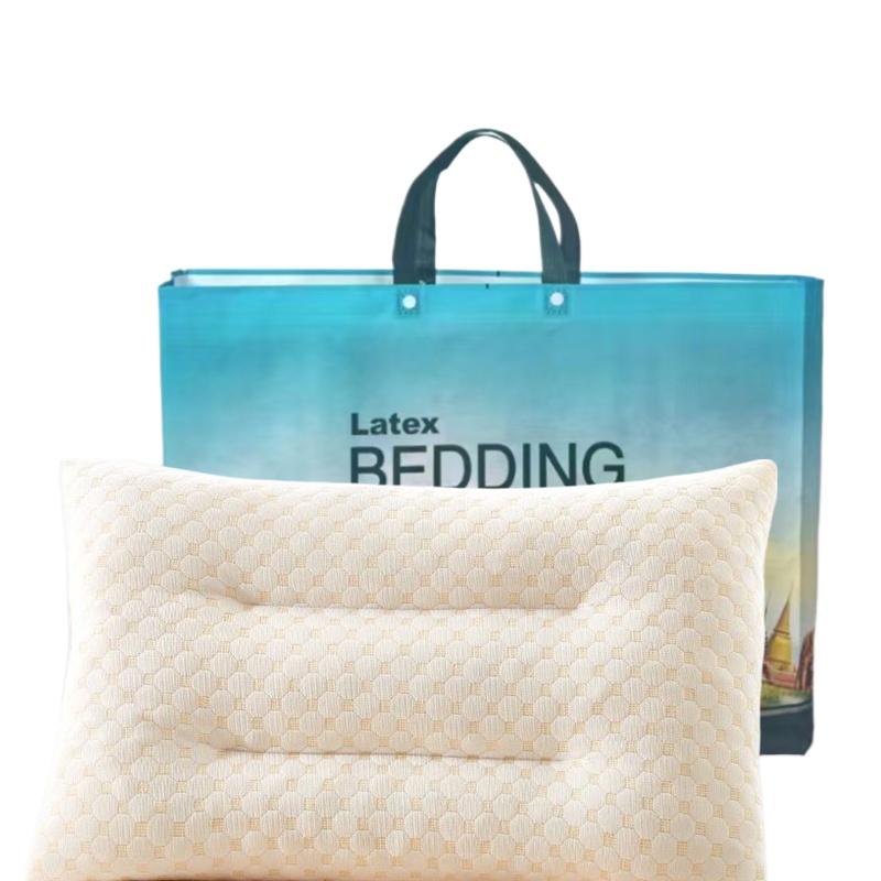 罗曼记忆 五星级酒店同款-水立方乳胶颗粒枕舒适深睡系列乳胶枕 LM1603 40x60*6cm(大号 象牙白（单位：个）