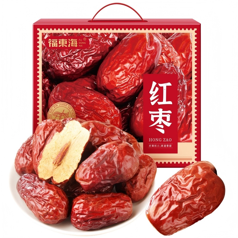 福东海（fudonghai） 红枣 礼盒 1000克 红色（单位：盒）