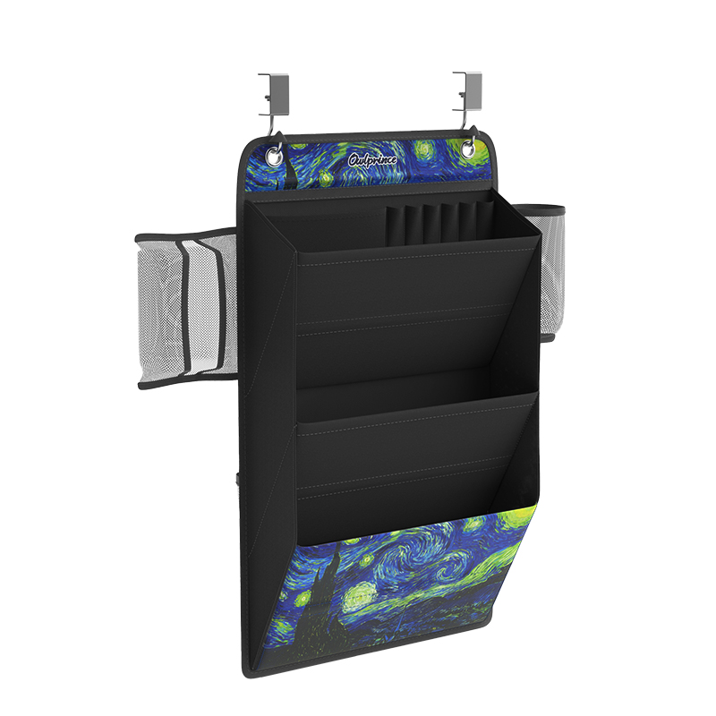 猫太子 大容量桌边挂书袋高中生初中生课桌收纳学生书桌课桌侧边收纳袋 10114M9219C 0.55KG 黑色（单位：套）