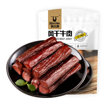 科尔沁 风干牛肉 原味 300g 白色（单位：包）