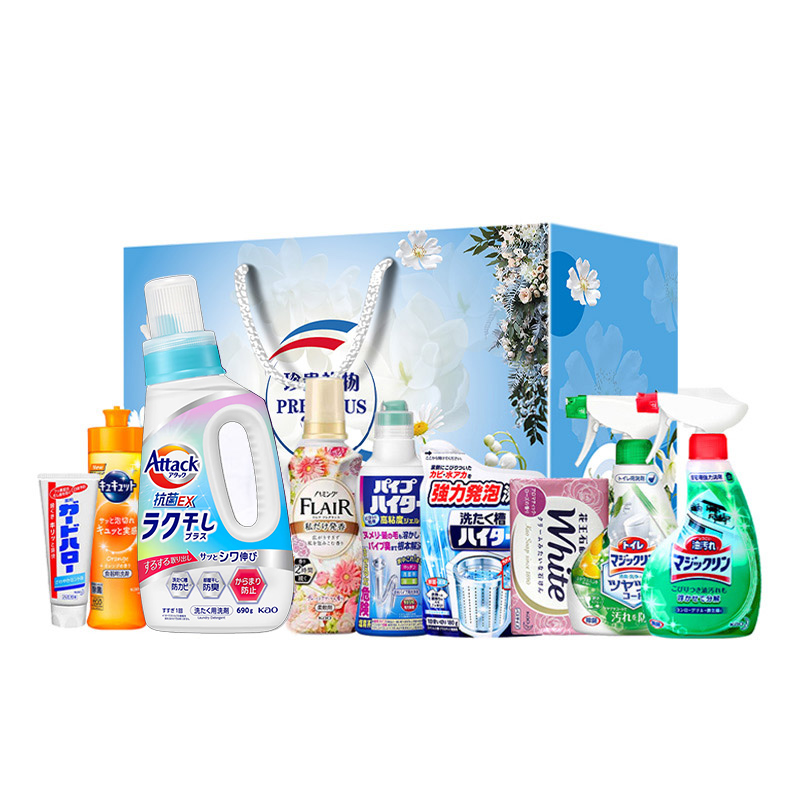 花王（KAO） 家庭清洁礼盒 A款 3400g 混色（单位：套）