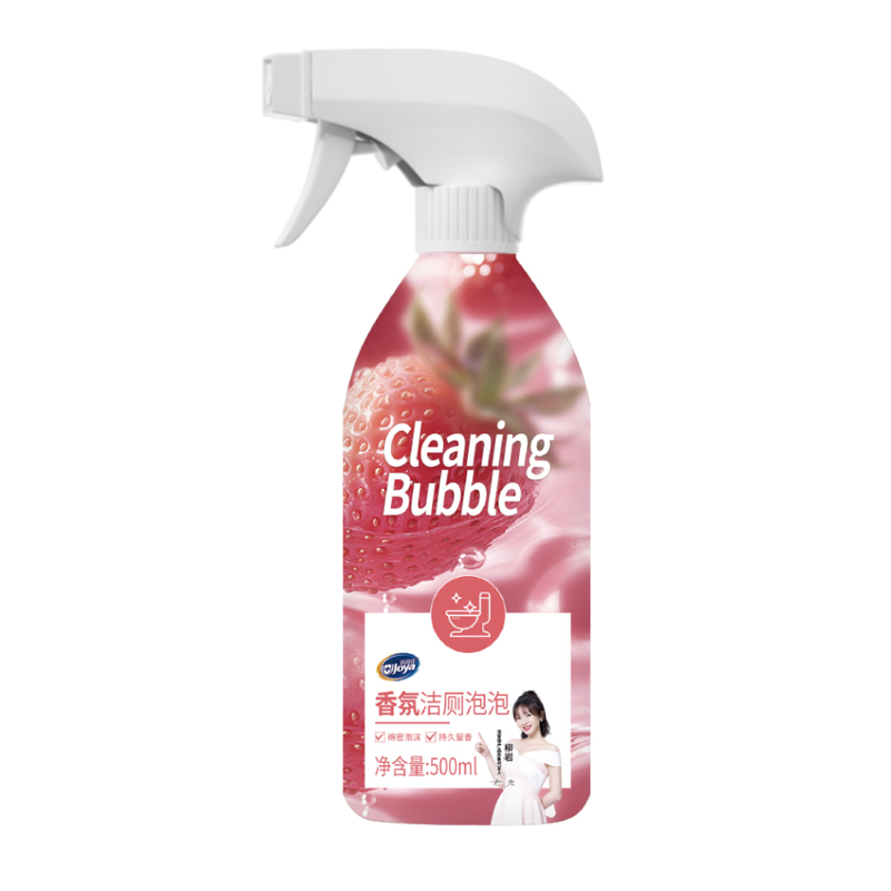 洁宜佳（JOYA） 洁厕液香氛泡泡马桶清洁剂卫生间强力除垢剂 草莓香氛 500ml 甜莓味（单位：瓶）