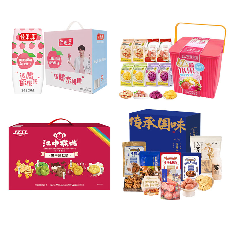 佳果源 零食饮料 套餐 2.4L+2178g 宝石蓝（单位：组）