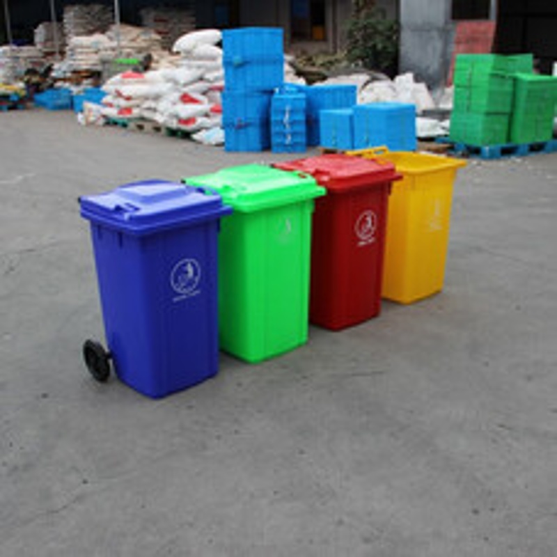 驰色 100升户外垃圾桶 滚轮垃圾桶 红 CS-TC 055 5个/组  红色（单位：组）