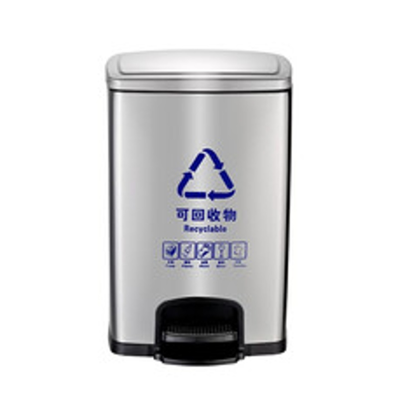 驰色 不锈钢分类垃圾桶CLF20A-1 CS-TC 001 1个  无色（单位：个）