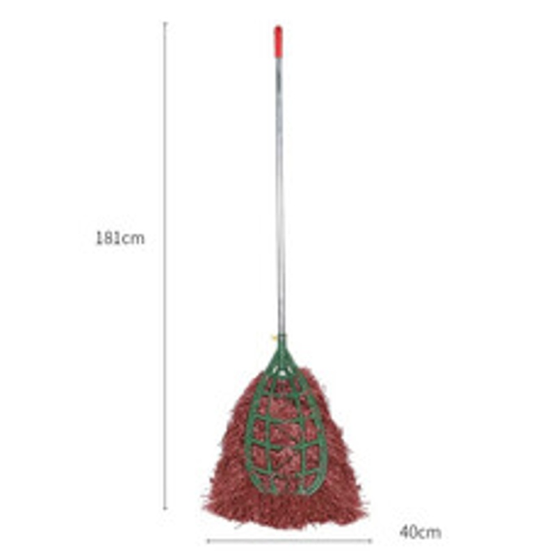 驰色 塑料丝大扫把不锈钢杆 CS-CT 034 1把  无色（单位：把）