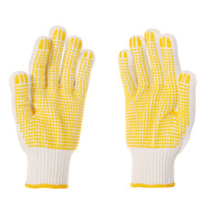 驰色 10针毛纺750g黄点黄边手套 CS-GLOVE 011 750g/打  无色（单位：打）